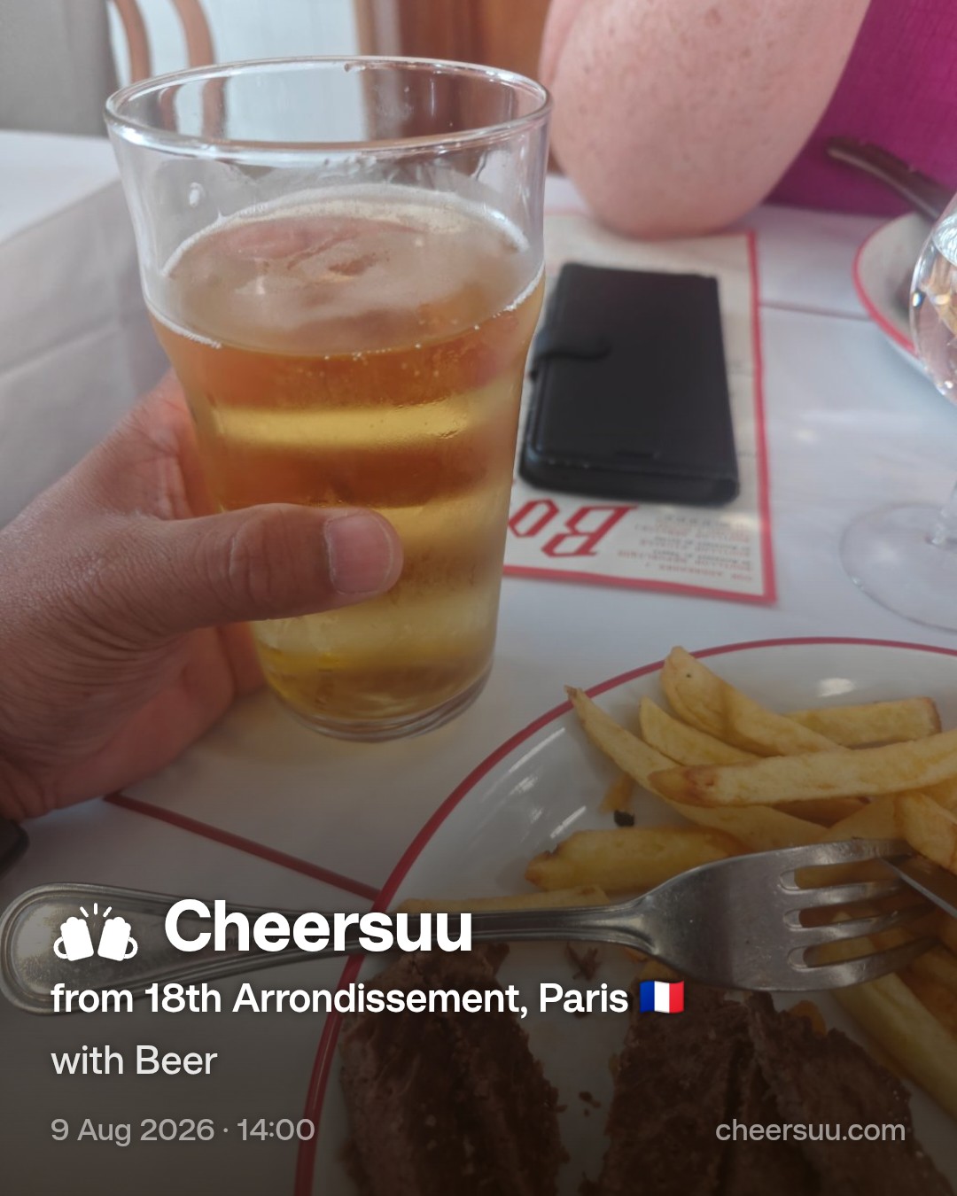 A Cheersuu from 18th Arrondissement, Paris