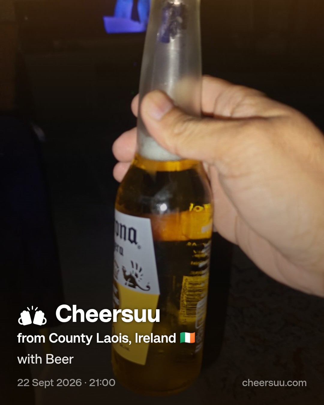 A Cheersuu from County Laois, Ireland
