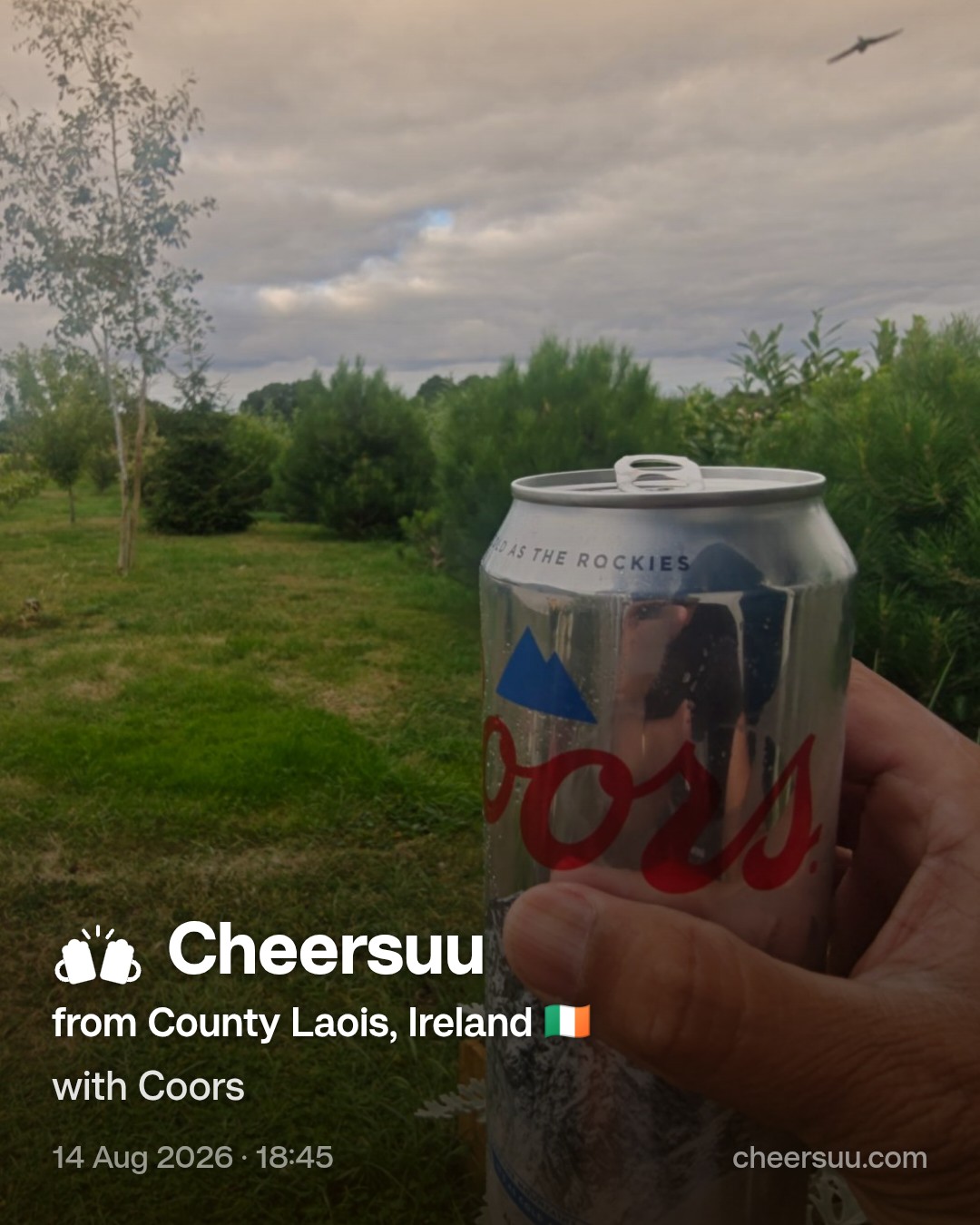 A Cheersuu from County Laois, Ireland