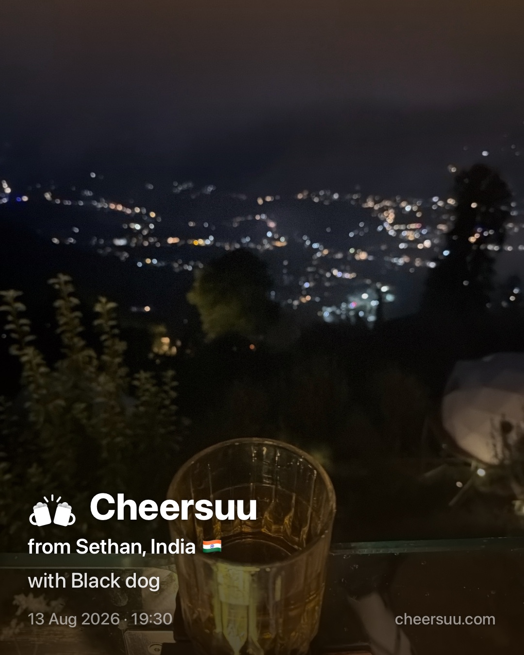 A Cheersuu from Sethan, India
