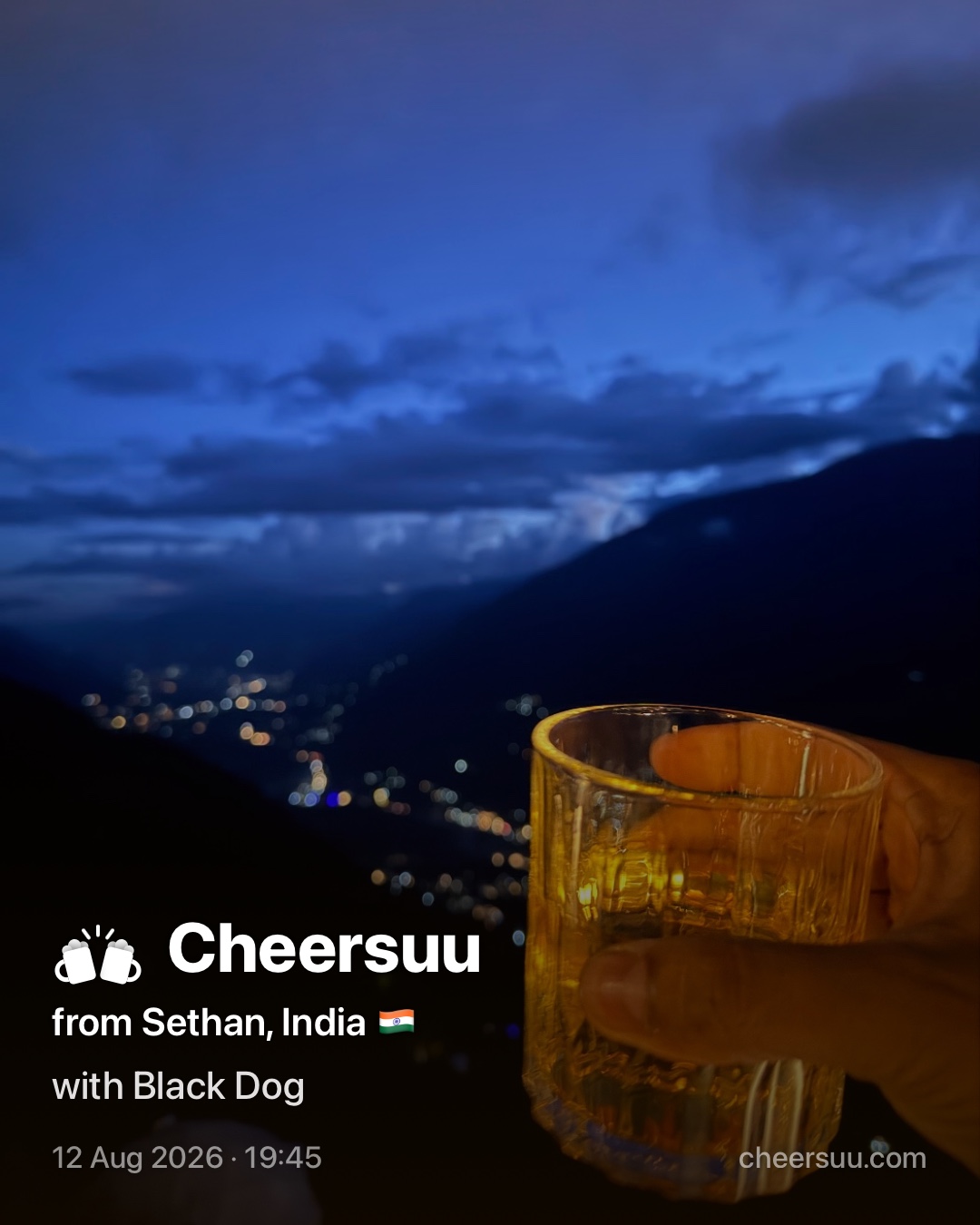 A Cheersuu from Sethan, India
