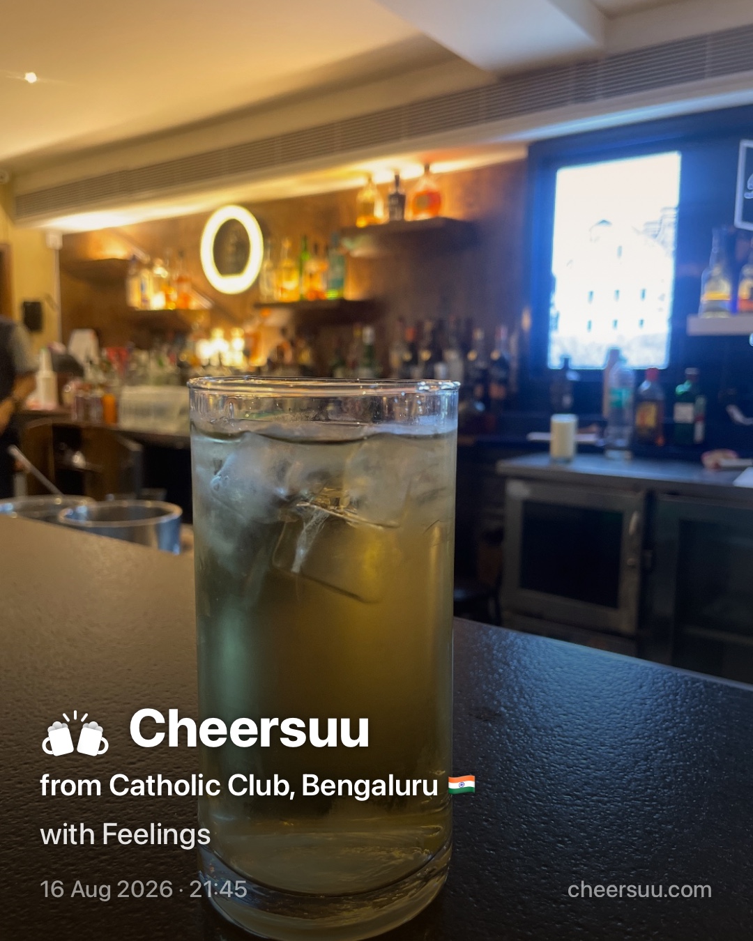 A Cheersuu from Catholic Club, Bengaluru