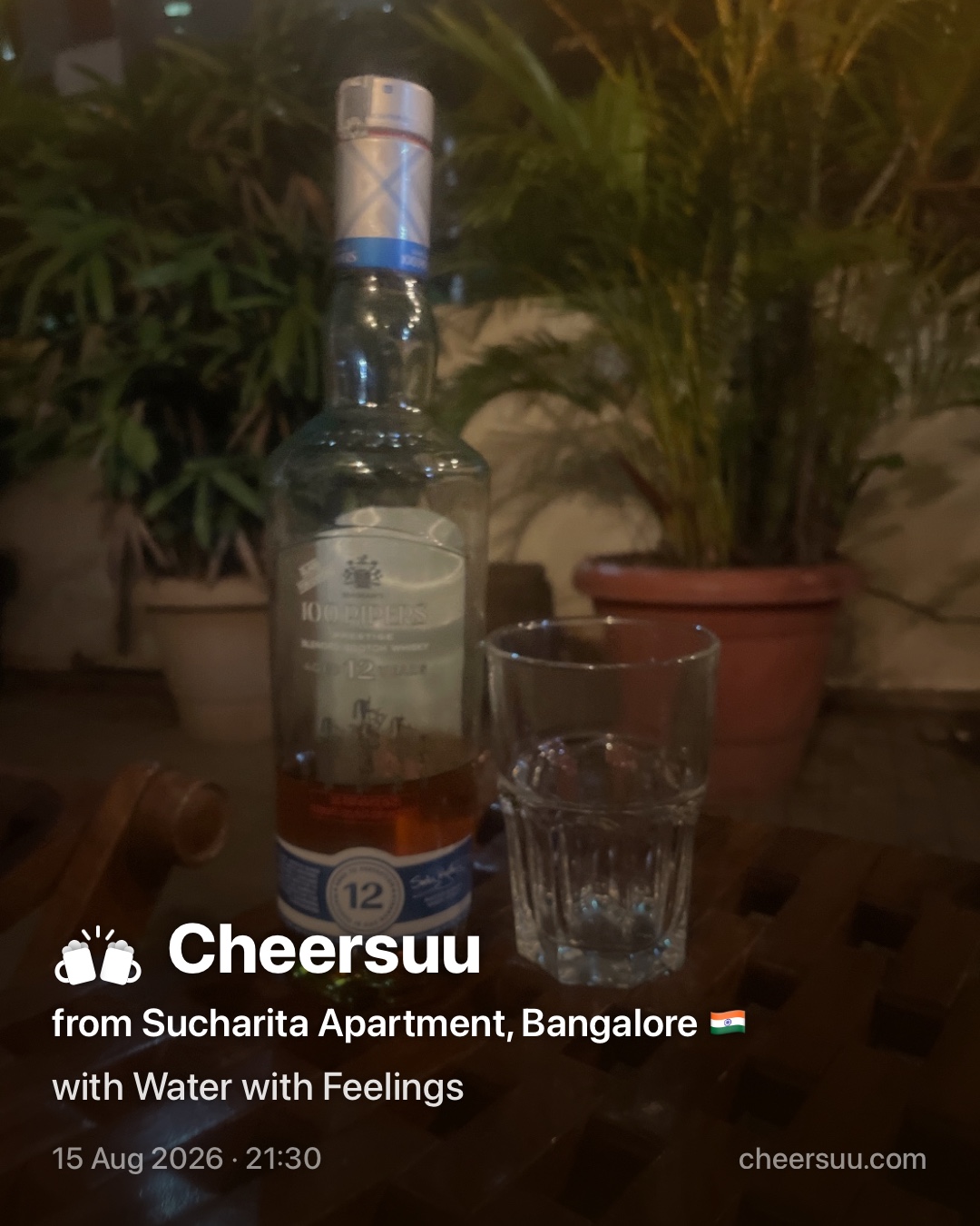A Cheersuu from Sucharita Apartment, Bangalore