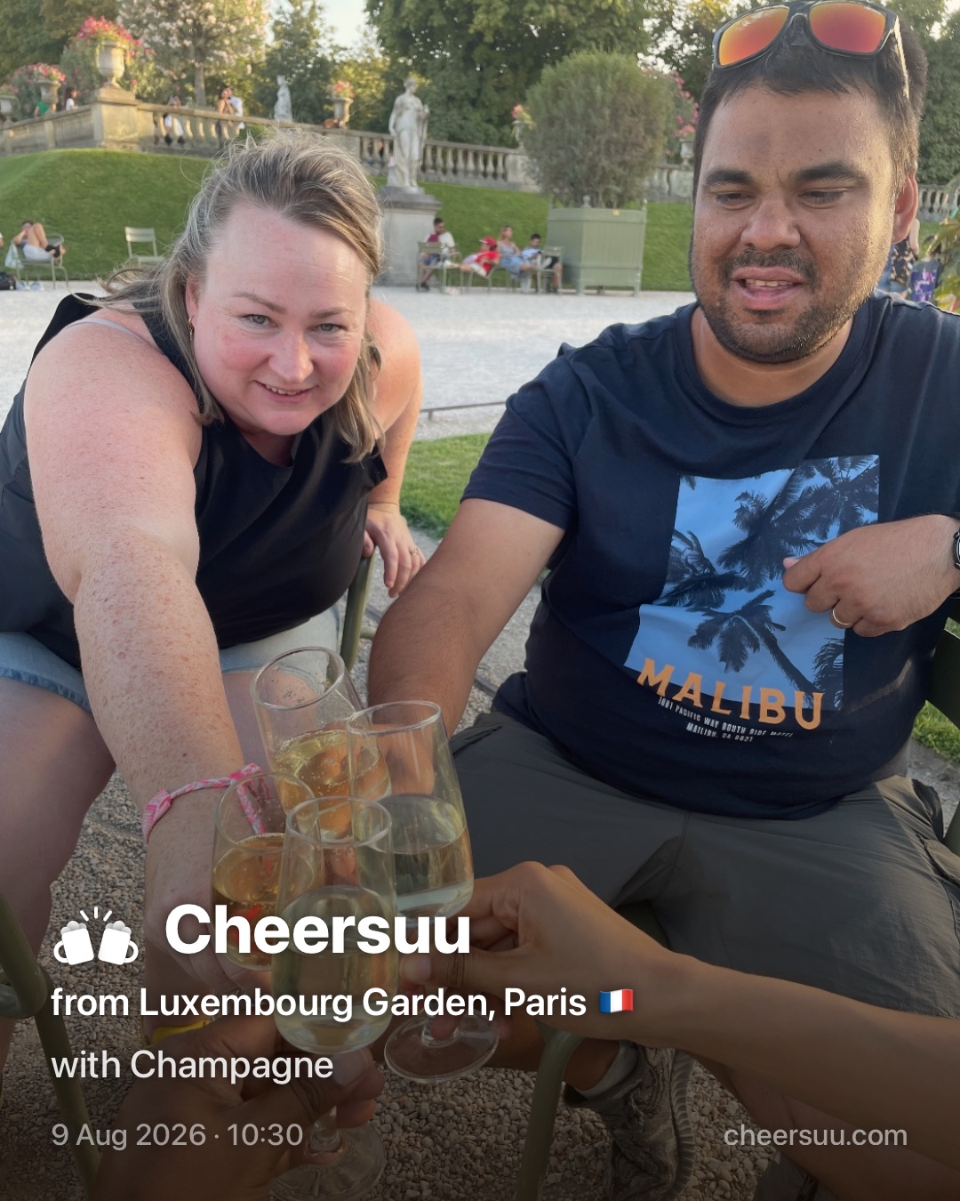 A Cheersuu from Luxembourg Garden, Paris