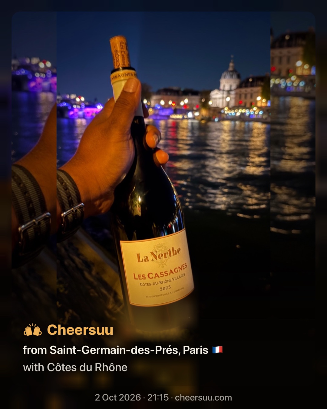 A Cheersuu from Saint-Germain-des-Prés, Paris