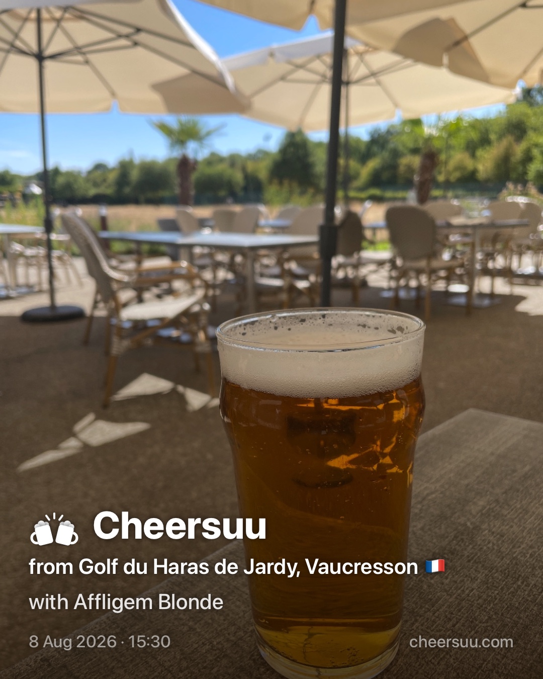 A Cheersuu from Golf du Haras de Jardy, Vaucresson