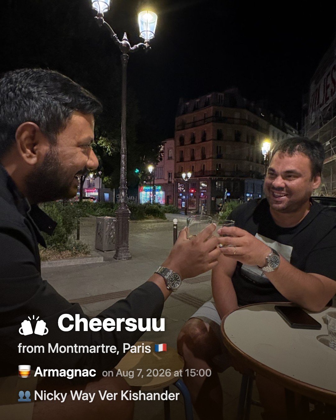 A Cheersuu from Montmartre, Paris
