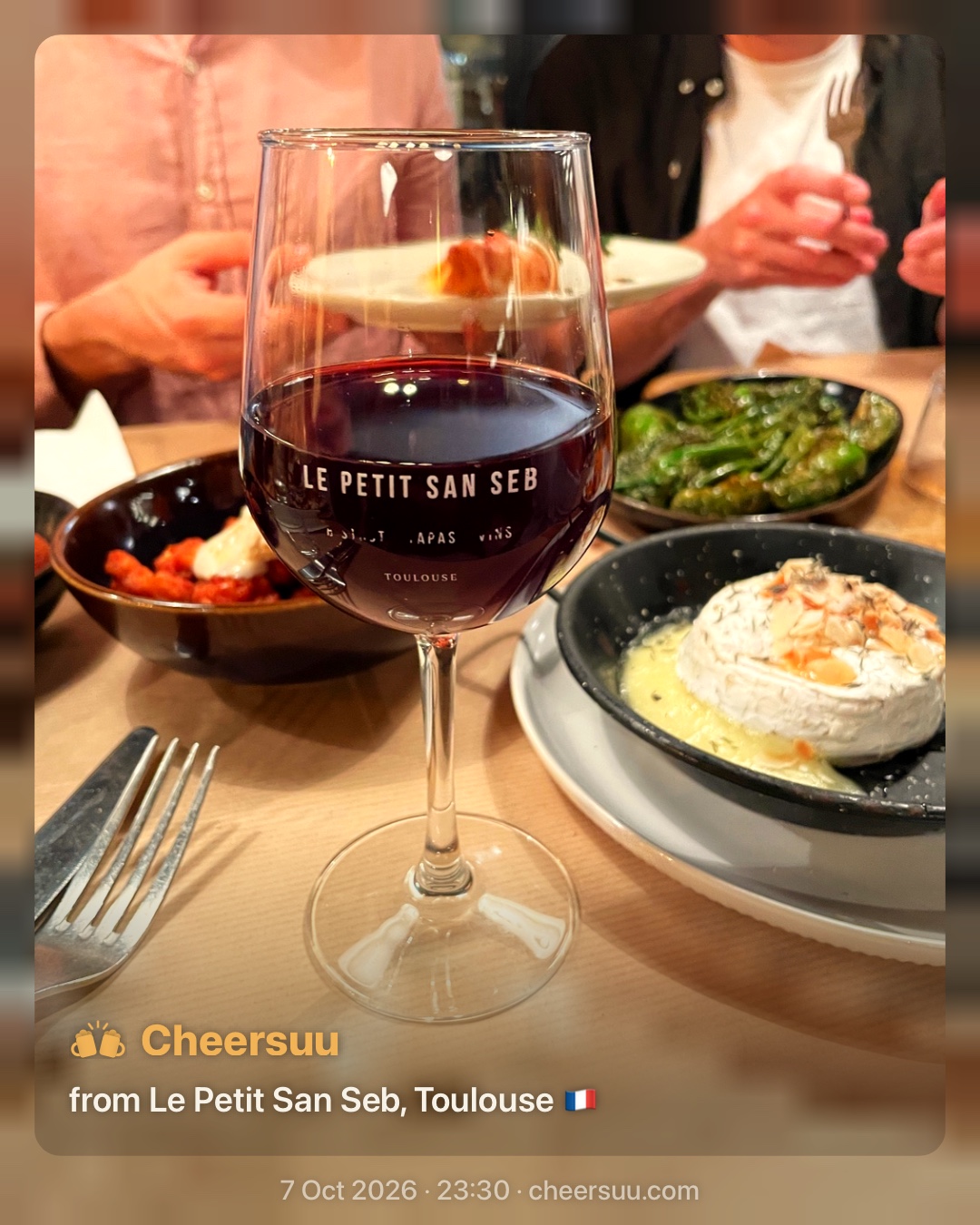 A Cheersuu from Le Petit San Seb, Toulouse