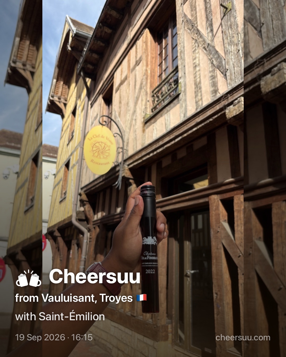 A Cheersuu from Vauluisant, Troyes