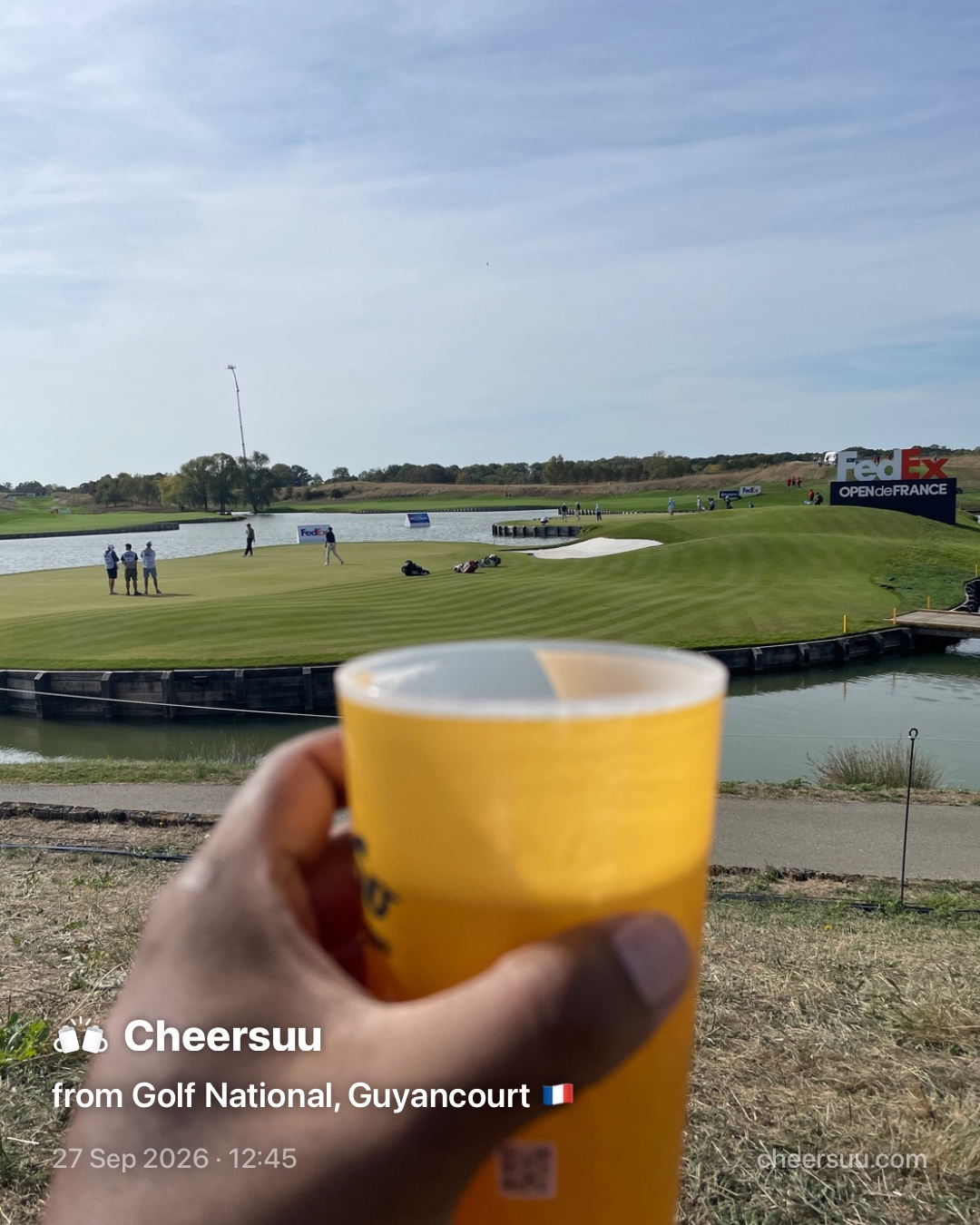 A Cheersuu from Golf National, Guyancourt