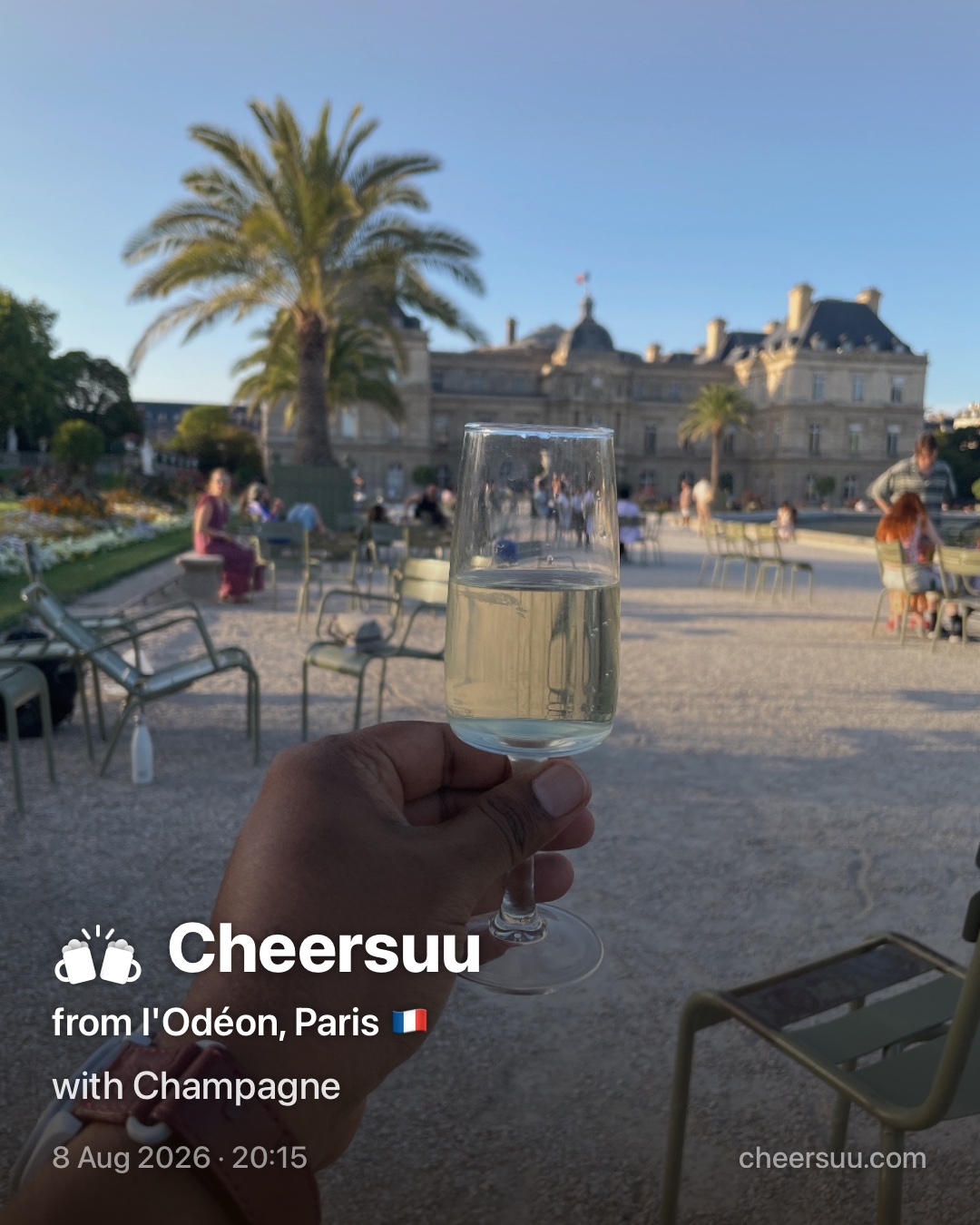 A Cheersuu from l'Odéon, Paris