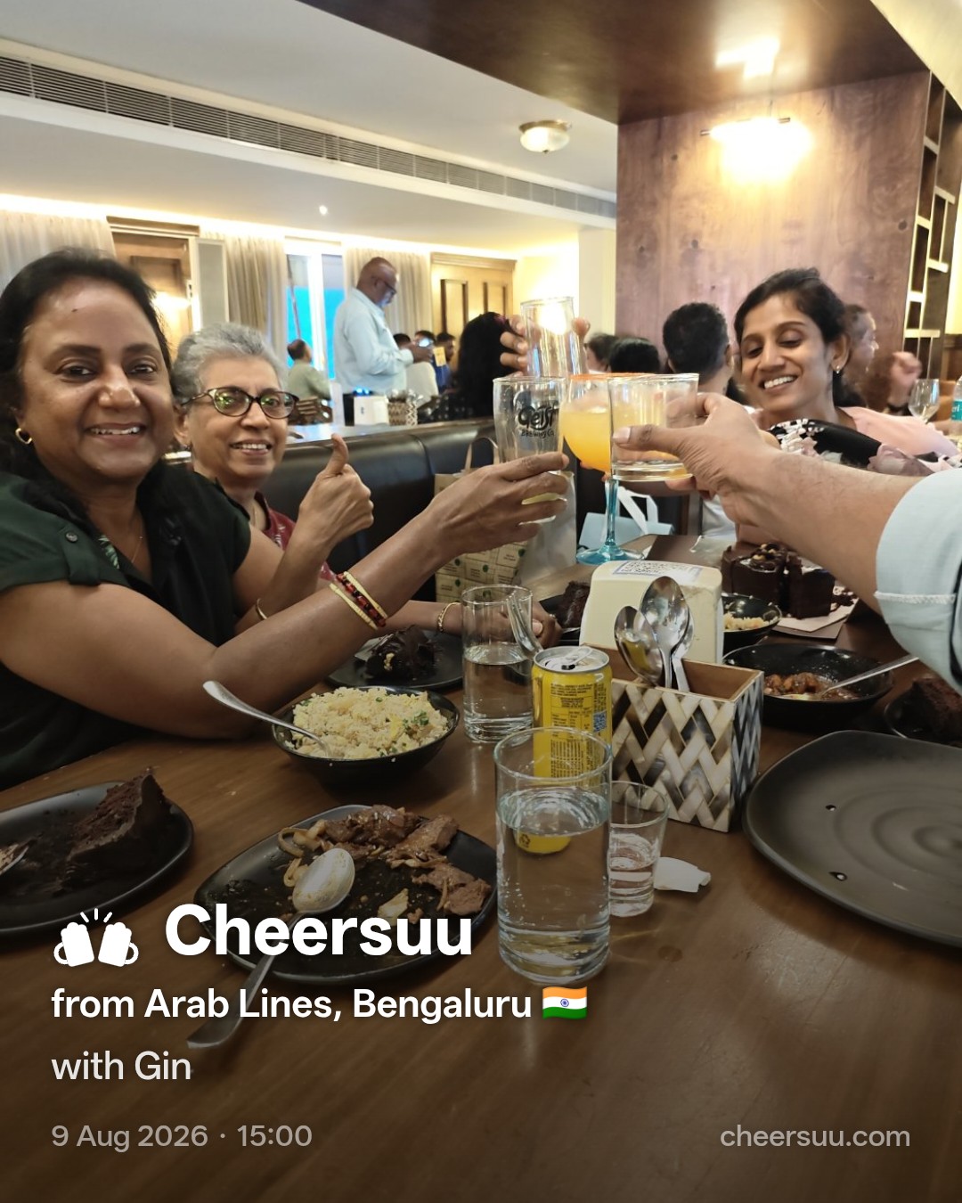 A Cheersuu from Arab Lines, Bengaluru