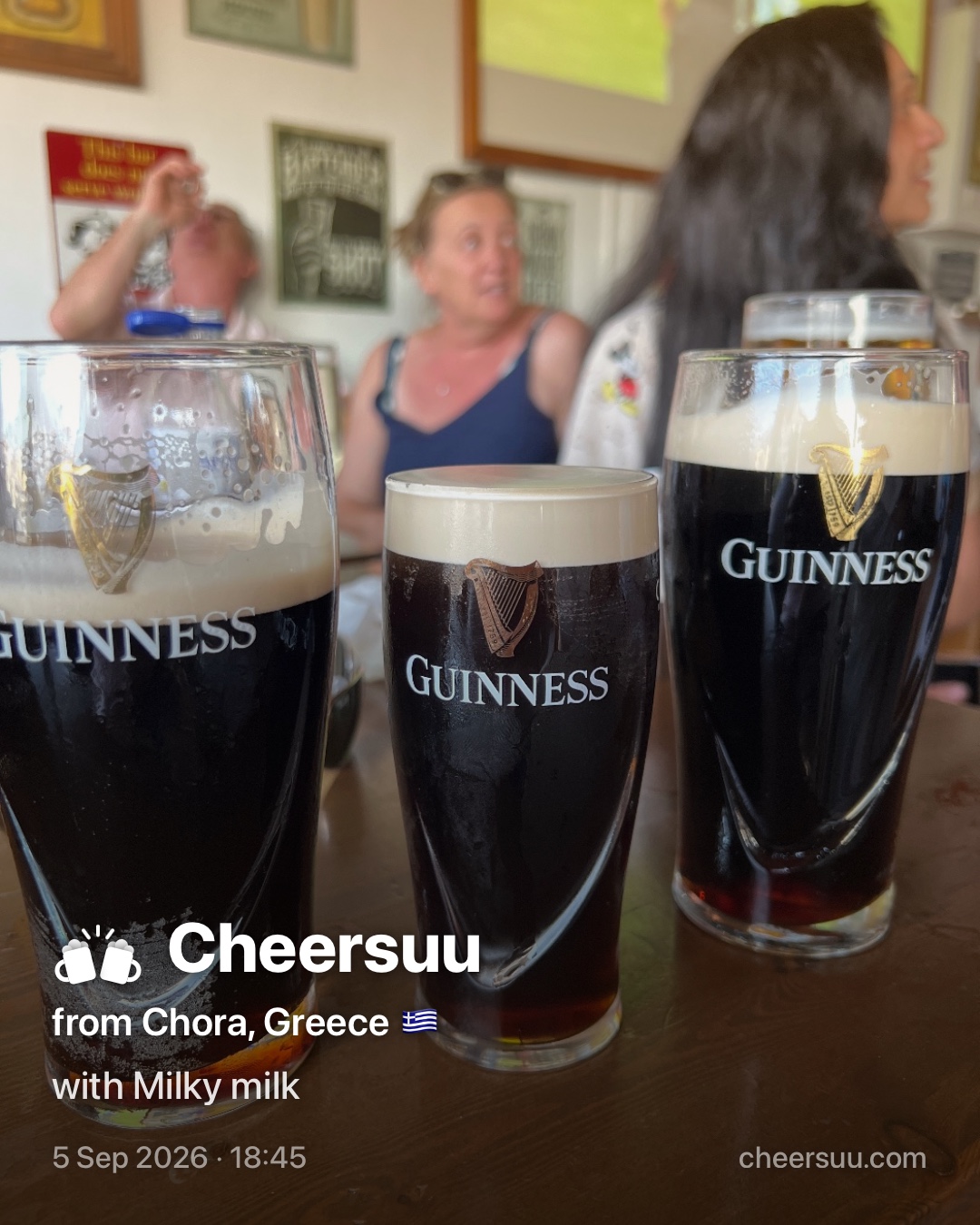 A Cheersuu from Chora, Greece