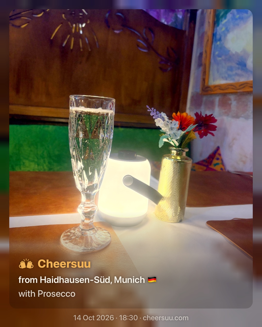 A Cheersuu from Haidhausen-Süd, Munich