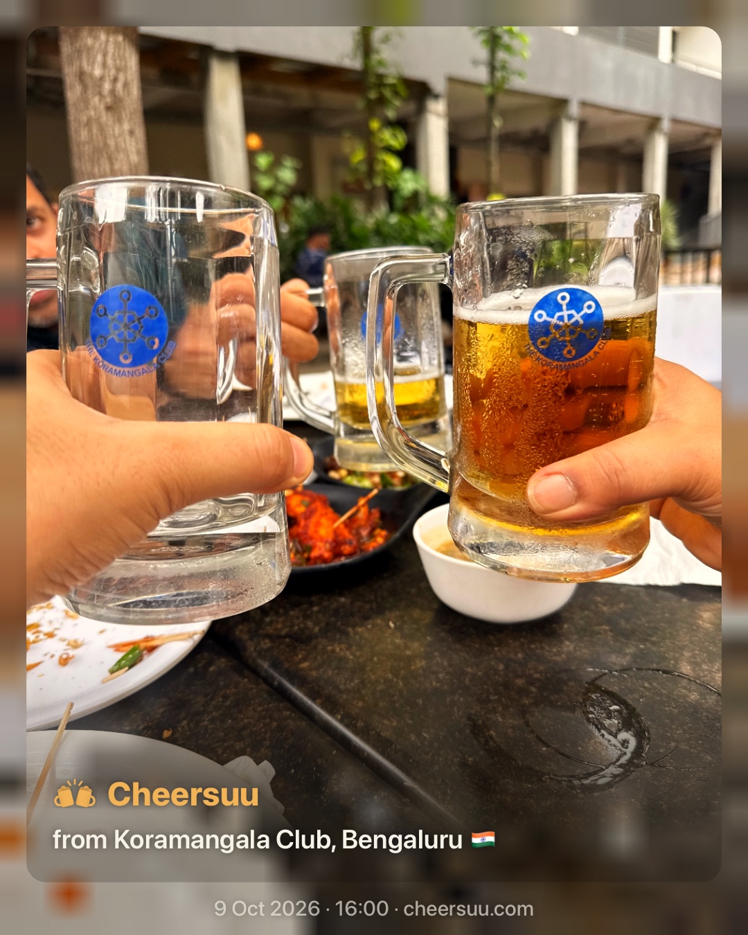 A Cheersuu from Koramangala Club, Bengaluru