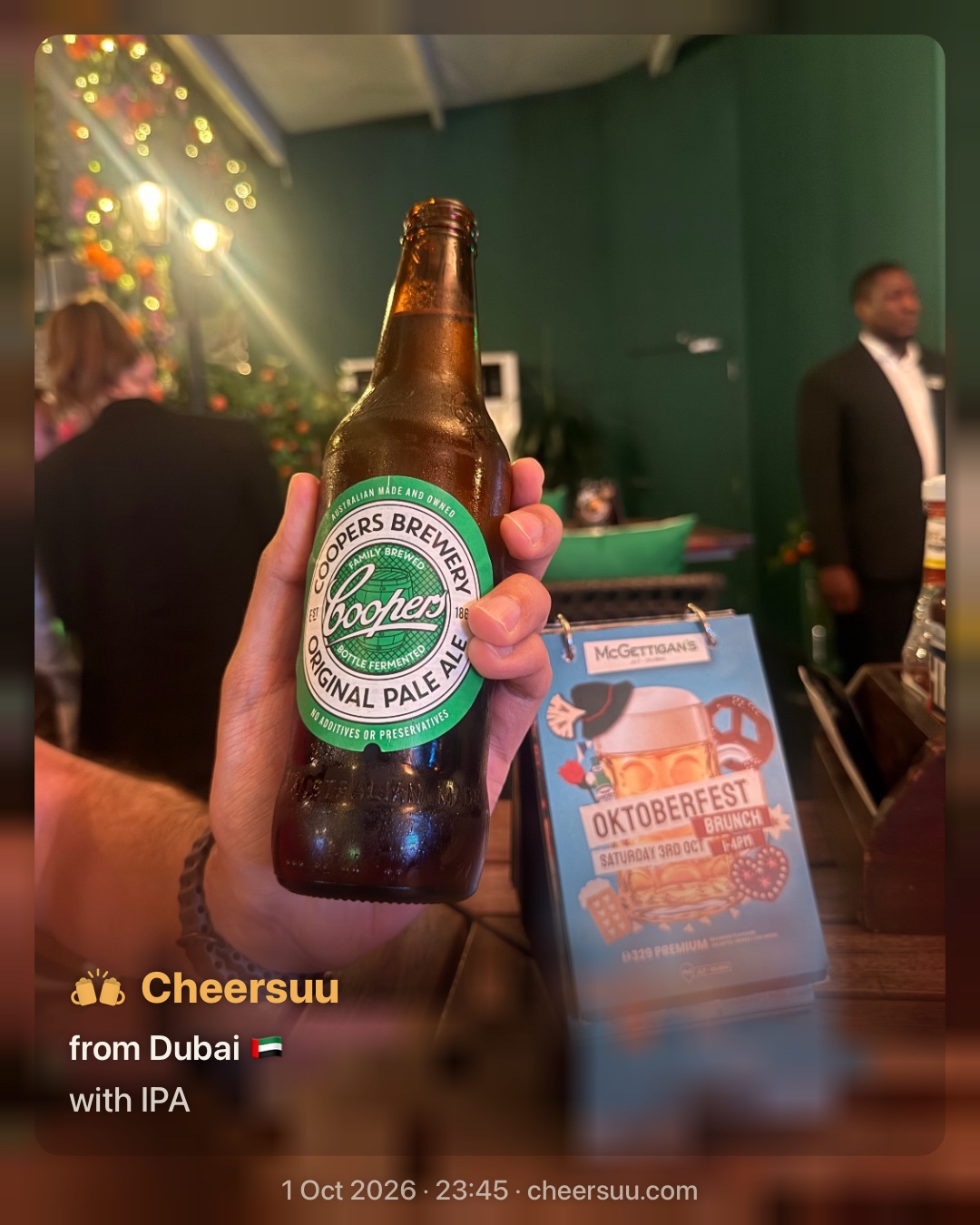 A Cheersuu from Dubai