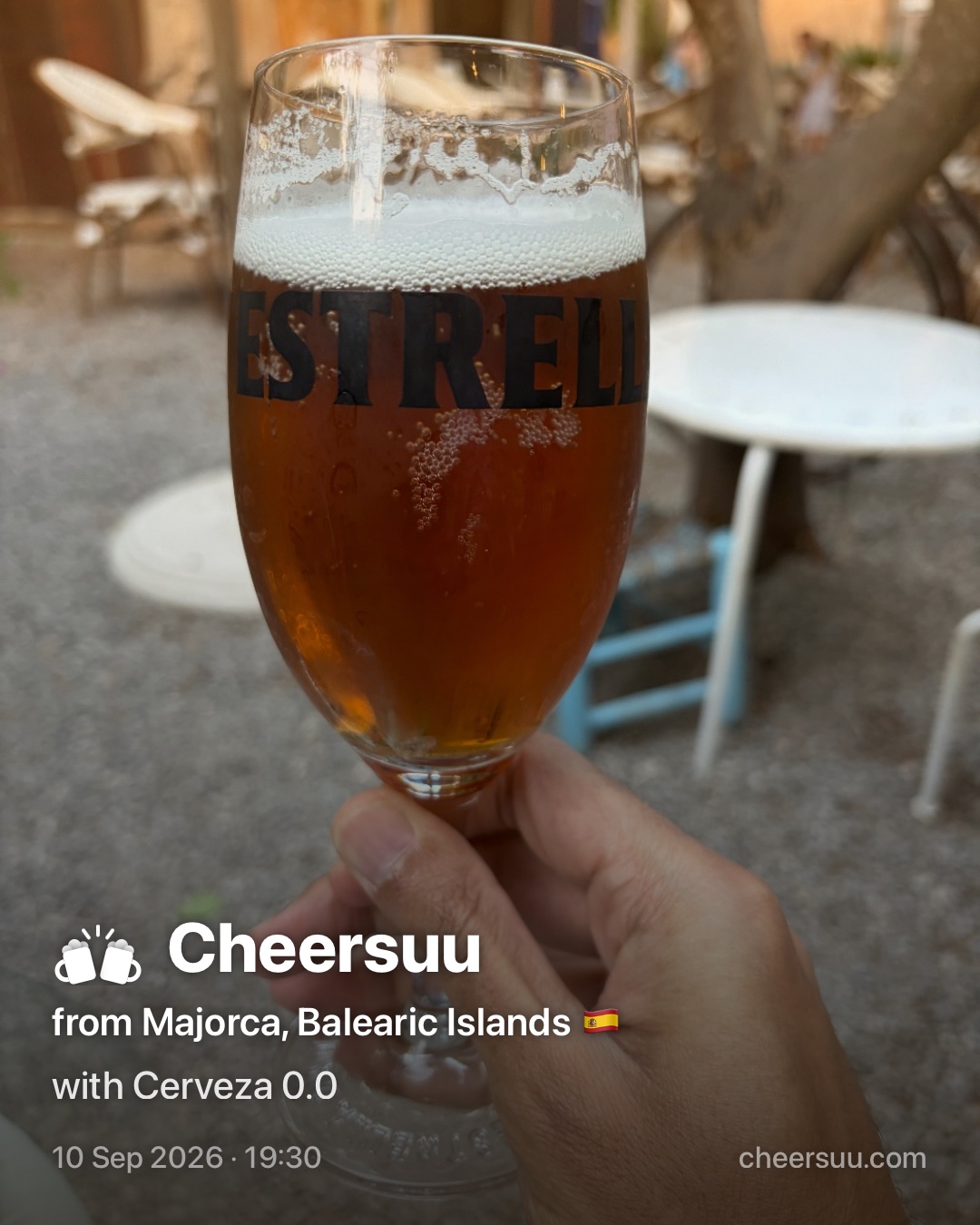 A Cheersuu from Majorca, Balearic Islands
