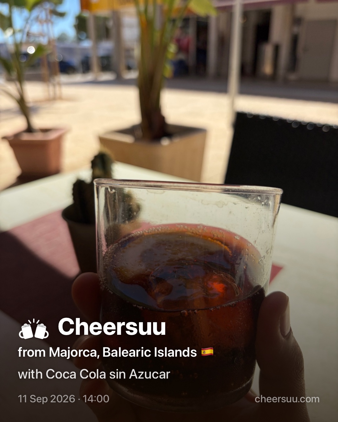 A Cheersuu from Majorca, Balearic Islands