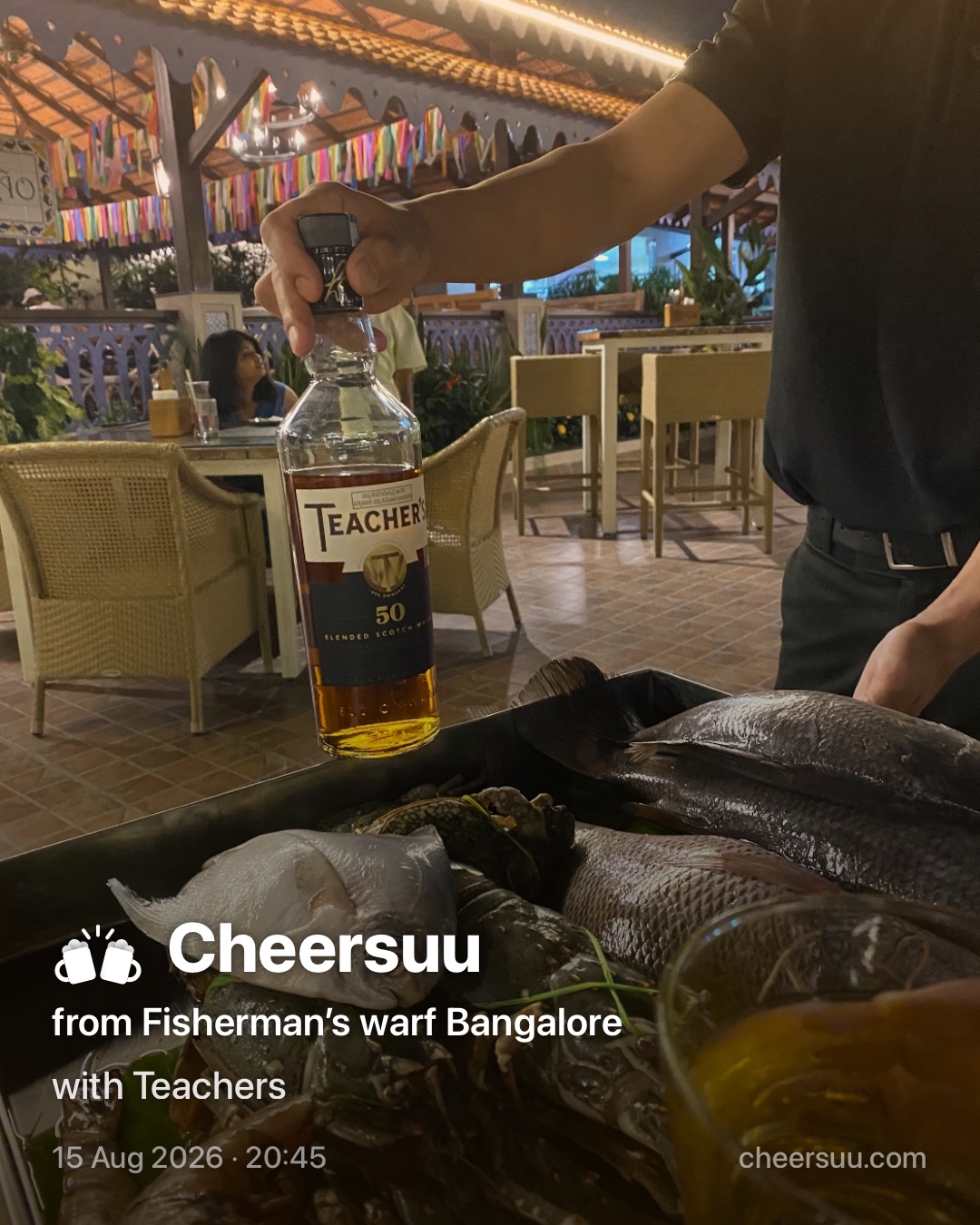A Cheersuu from Fisherman’s warf Bangalore