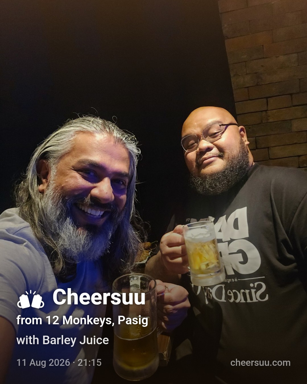 A Cheersuu from 12 Monkeys, Pasig