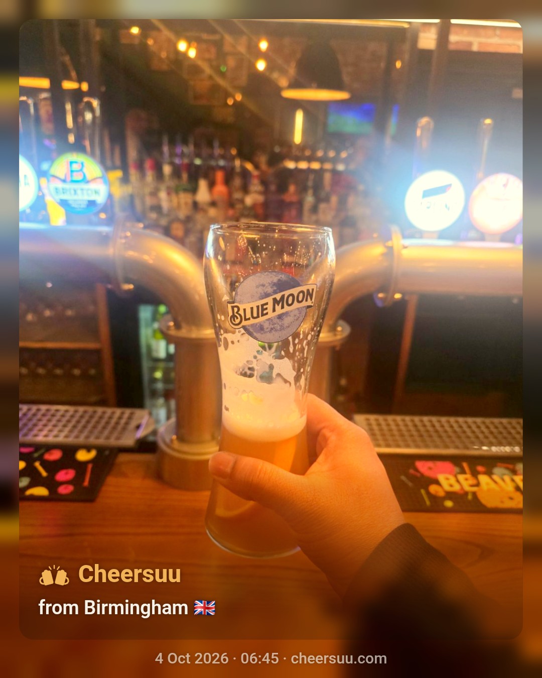 A Cheersuu from Birmingham