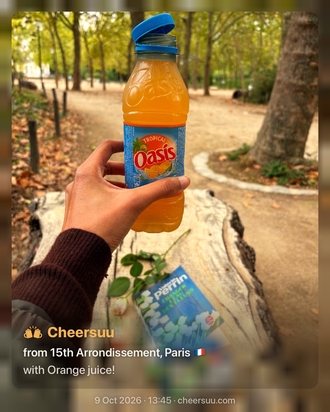A Cheersuu from 15th Arrondissement, Paris