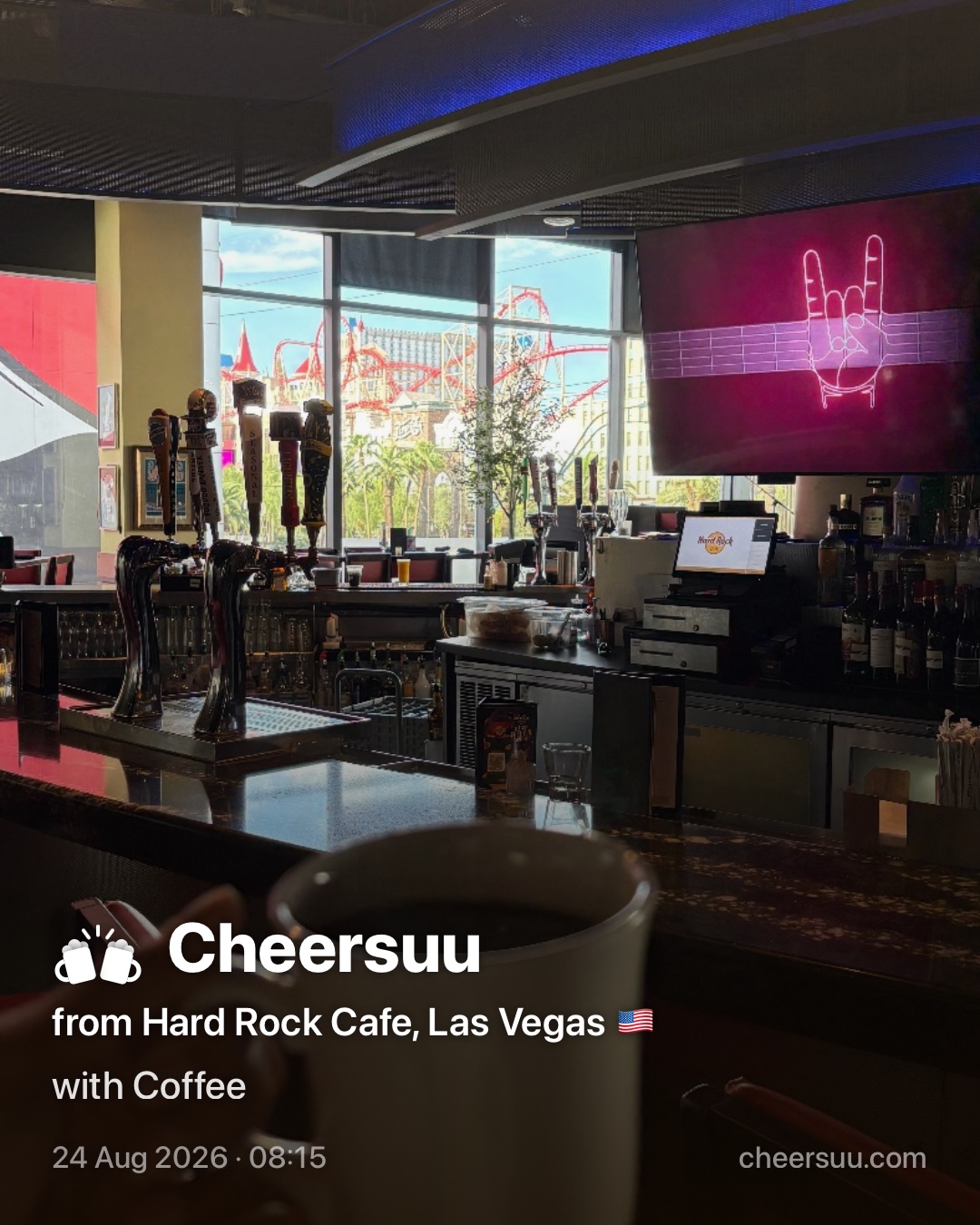 A Cheersuu from Hard Rock Cafe, Las Vegas